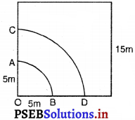 PSEB 10th Class Maths Solutions Chapter 12 वृत्तों से संबंधित क्षेत्रफल Ex 12.2 9
