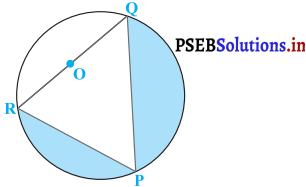 PSEB 10th Class Maths Solutions Chapter 12 वृत्तों से संबंधित क्षेत्रफल Ex 12.3 1