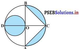 PSEB 10th Class Maths Solutions Chapter 12 वृत्तों से संबंधित क्षेत्रफल Ex 12.3 12