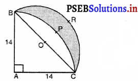 PSEB 10th Class Maths Solutions Chapter 12 वृत्तों से संबंधित क्षेत्रफल Ex 12.3 21