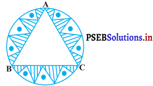PSEB 10th Class Maths Solutions Chapter 12 वृत्तों से संबंधित क्षेत्रफल Ex 12.3 7
