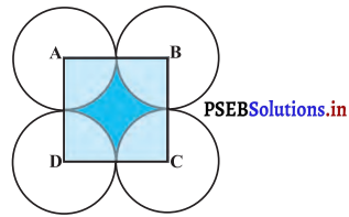 PSEB 10th Class Maths Solutions Chapter 12 वृत्तों से संबंधित क्षेत्रफल Ex 12.3 9