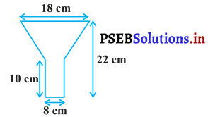 PSEB 10th Class Maths Solutions Chapter 13 पृष्ठीय क्षेत्रफल और आयतन Ex 13.5 4