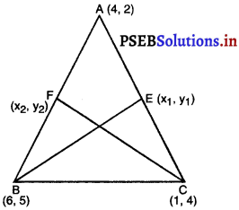 PSEB 10th Class Maths Solutions Chapter 7 निर्देशांक ज्यामिति Ex 7.4 10