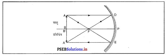 PSEB 10th Class Science Important Questions Chapter 10 प्रकाश-परावर्तन तथा अपवर्तन 20