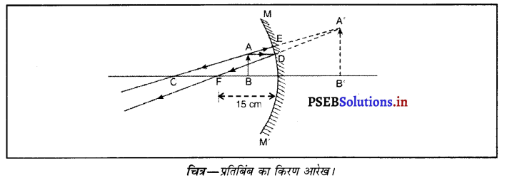 PSEB 10th Class Science Solutions Chapter 10 प्रकाश-परावर्तन तथा अपवर्तन 1