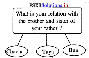 PSEB 3rd Class EVS Solutions Chapter 1 Family & Relations 2
