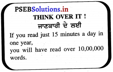PSEB 4th Class English Solutions Chapter 9 Adventures with Books 15