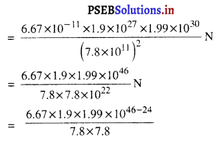 PSEB 9th Class Science Important Questions Chapter 10 गुरुत्वाकर्षण 22