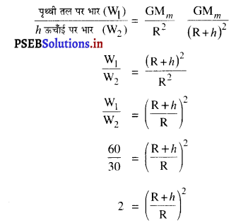 PSEB 9th Class Science Important Questions Chapter 10 गुरुत्वाकर्षण 30