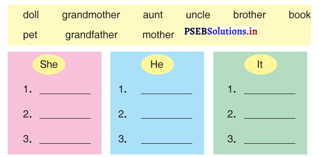 PSEB 3rd Class English Solutions Chapter 1 Me and My Family 7