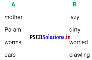 PSEB 3rd Class English Solutions Chapter 6 Lazy Param 1
