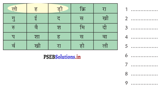 PSEB 3rd Class Hindi Solutions Chapter 17 हमारे त्योहार 1