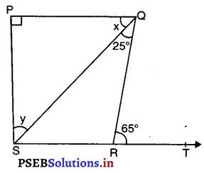 PSEB 9th Class Maths MCQ Chapter 6 रेखाएँ और कोण 27