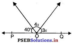 PSEB 9th Class Maths MCQ Chapter 6 रेखाएँ और कोण 30
