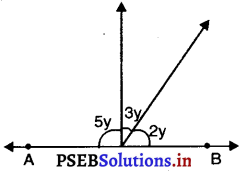 PSEB 9th Class Maths MCQ Chapter 6 रेखाएँ और कोण 4