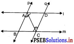 PSEB 9th Class Maths MCQ Chapter 7 त्रिभुज 11
