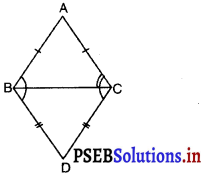 PSEB 9th Class Maths MCQ Chapter 7 त्रिभुज 13