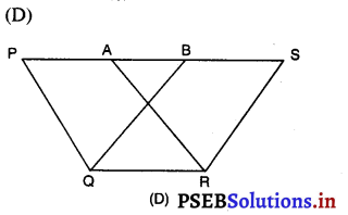 PSEB 9th Class Maths MCQ Chapter 9 समान्तर चतुर्भुज और त्रिभुजों के क्षेत्रफल 7