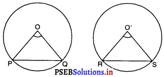 PSEB 9th Class Maths Solutions Chapter 10 वृत्त Ex 10.2 2