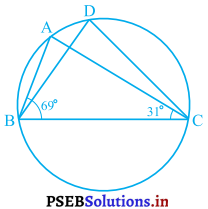 PSEB 9th Class Maths Solutions Chapter 10 वृत्त Ex 10.5 6