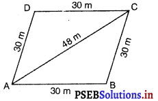 PSEB 9th Class Maths Solutions Chapter 12 हीरोन का सूत्र Ex 12.2 10