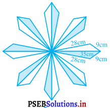 PSEB 9th Class Maths Solutions Chapter 12 हीरोन का सूत्र Ex 12.2 18