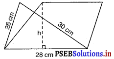 PSEB 9th Class Maths Solutions Chapter 12 हीरोन का सूत्र Ex 12.2 8