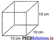 PSEB 9th Class Maths Solutions Chapter 13 पृष्ठीय क्षेत्रफल एवं आयतन Ex 13.1 5