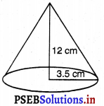 PSEB 9th Class Maths Solutions Chapter 13 पृष्ठीय क्षेत्रफल एवं आयतन Ex 13.7 2