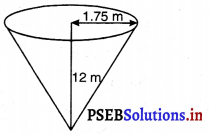 PSEB 9th Class Maths Solutions Chapter 13 पृष्ठीय क्षेत्रफल एवं आयतन Ex 13.7 8