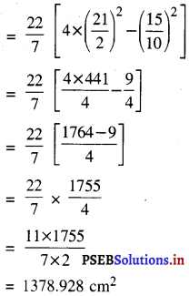PSEB 9th Class Maths Solutions Chapter 13 पृष्ठीय क्षेत्रफल एवं आयतन Ex 13.9 4