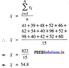 PSEB 9th Class Maths Solutions Chapter 14 सांख्यिकी Ex 14.4 2