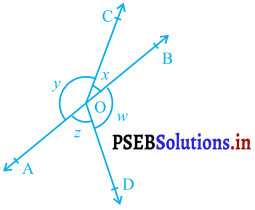 PSEB 9th Class Maths Solutions Chapter 6 रेखाएँ और कोण Ex 6.1 - 4