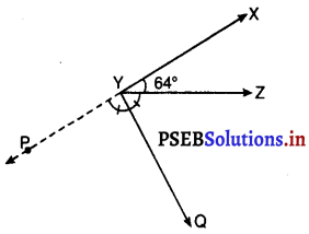 PSEB 9th Class Maths Solutions Chapter 6 रेखाएँ और कोण Ex 6.1 - 6