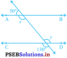 PSEB 9th Class Maths Solutions Chapter 6 रेखाएँ और कोण Ex 6.2 - 1
