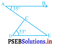 PSEB 9th Class Maths Solutions Chapter 6 रेखाएँ और कोण Ex 6.3 - 3