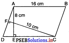 PSEB 9th Class Maths Solutions Chapter 9 समान्तर चतुर्भुज और त्रिभुजों के क्षेत्रफल Ex 9.2 - 1