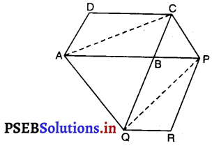 PSEB 9th Class Maths Solutions Chapter 9 समान्तर चतुर्भुज और त्रिभुजों के क्षेत्रफल Ex 9.3 - 9