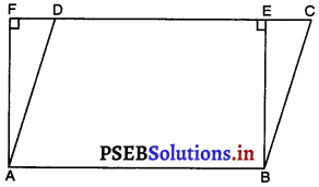 PSEB 9th Class Maths Solutions Chapter 9 समान्तर चतुर्भुज और त्रिभुजों के क्षेत्रफल Ex 9.4 - 1